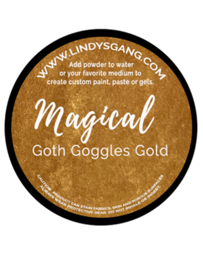 Lindy's Gang - Poudre Magical - Goth Goggles Gold