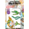 Tampon clear - A7 Stamp Set -852 - Be A Mermaid | Aall & Create