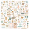 Die-cuts Girl - Baby Bloom de Wilma Moon | Mintopía