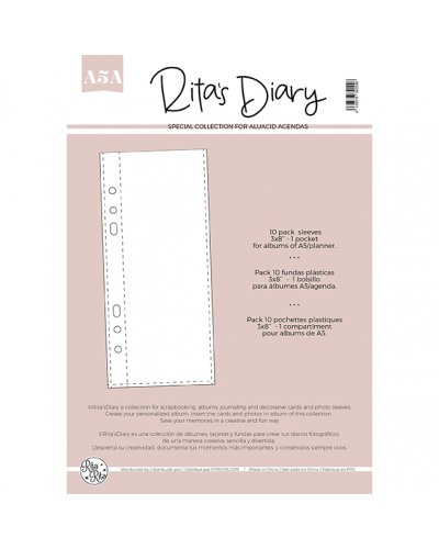 Pochettes 7,5x20 Rita´s Diary - A5A | RitaRita