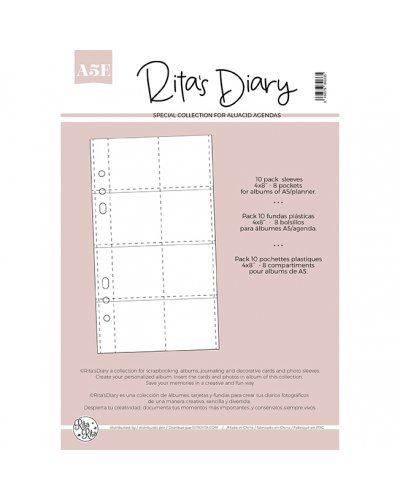 Pochettes 10x20 Rita´s Diary - A5E | RitaRita