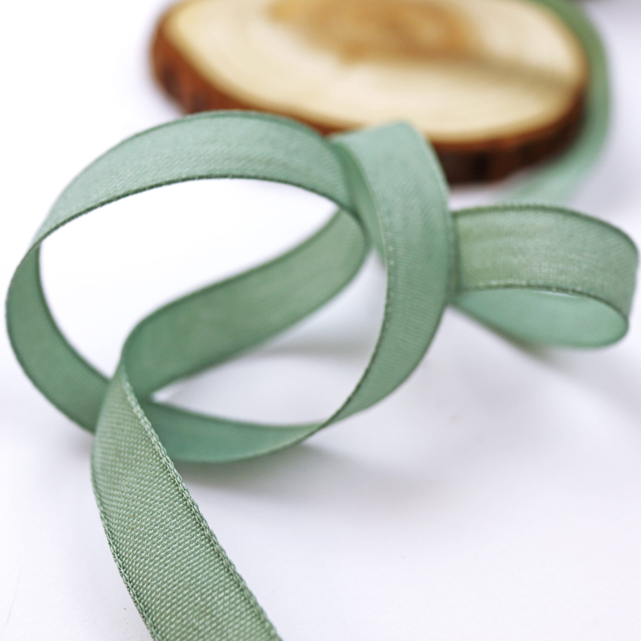 Ruban BEAUMONT 12mm Blanc/Vert 200m | Conducteur Inox - Charge Rupture 115kg