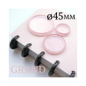 Disque de reliure Ø45mm - Rose paillettes | RitaRita