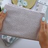 Coupon de tissu - Plumetis - Proyecto Mariposa | Alúa Cid