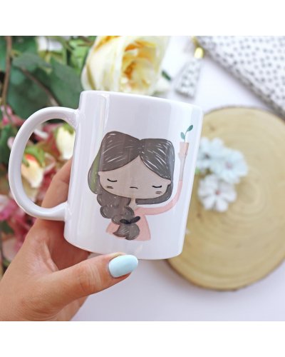Alúa Cid - Mug en céramique - "Me planto" - Hasta la concha
