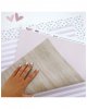 Alúa Cid - Papier uni 32x45cm Effet Bois/Rose - Basic