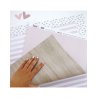 Papier uni 32x45 - Effet Bois / Rose - Basic | Alúa Cid