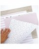 Alúa Cid - Papier uni 32x45cm Moucheté/Rose - Basic