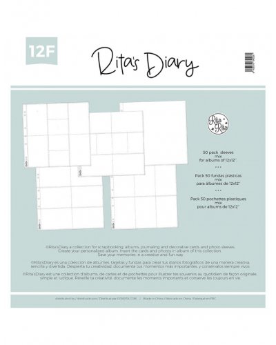Pochettes 30x30cm Rita´s Diary - Maxi kit 50