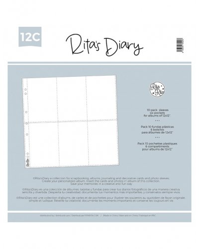 Pochettes 30x30cm Rita´s Diary - 6 compartiments