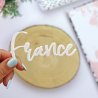 Mot acrylique - France | Alúa Cid