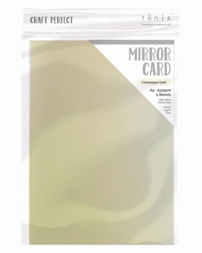 Craft Perfect - Mirror Card - Champagne Gold
