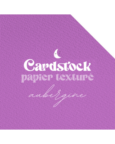RitaRita - Cardstock - Papier texturé - Aubergine
