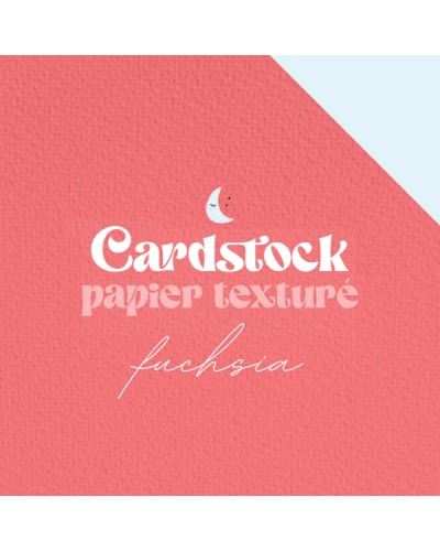 RitaRita - Cardstock - Papier texturé - Fuchsia