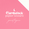 Cardstock - Papier texturé - Pastèque | RitaRita