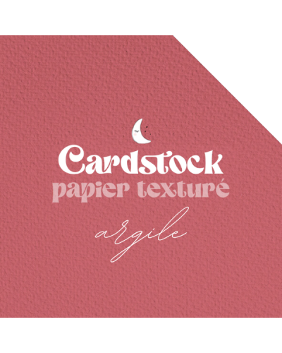 Cardstock - Papier texturé - Argile | RitaRita