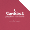 Cardstock - Papier texturé - Carmin | RitaRita