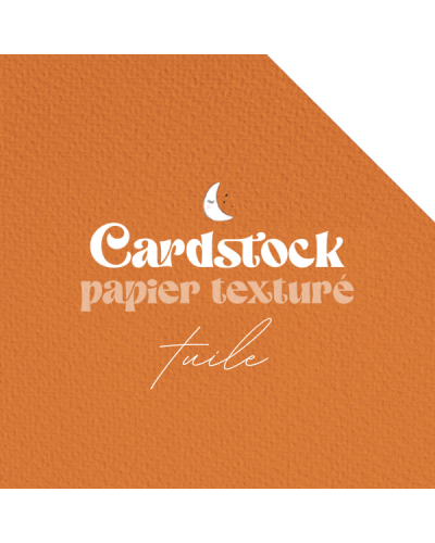 Cardstock - Papier texturé - Tuile | RitaRita