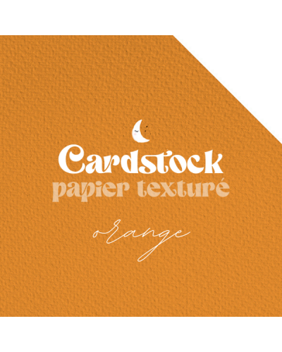 Cardstock - Papier texturé - Orange | RitaRita