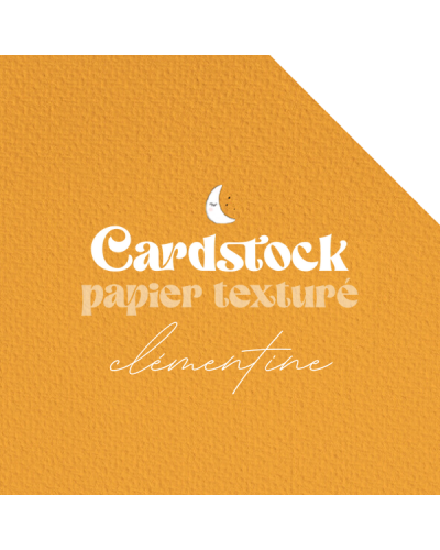 Cardstock - Papier texturé - Clémentine | RitaRita