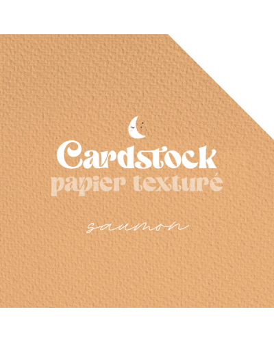 RitaRita - Cardstock - Papier texturé - Saumon