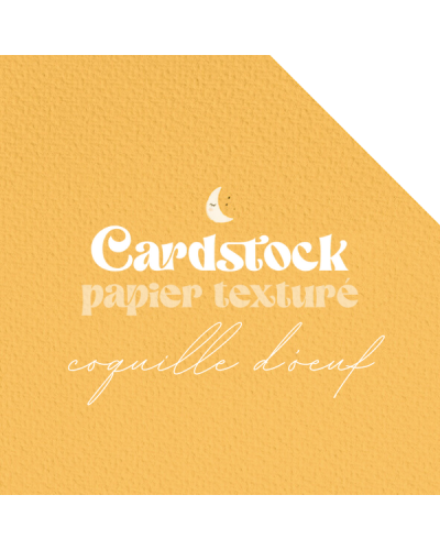Cardstock - Papier texturé - Coquille d'oeuf | RitaRita