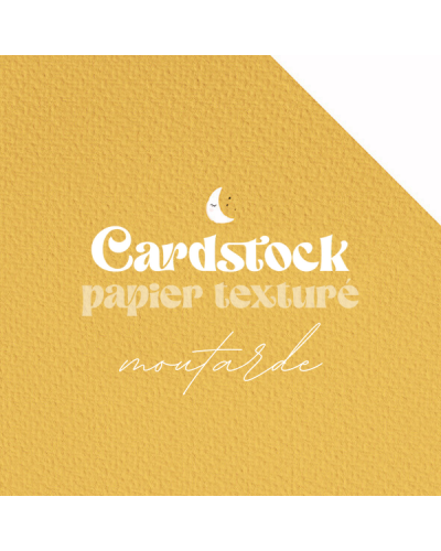 Cardstock - Papier texturé - Moutarde | RitaRita
