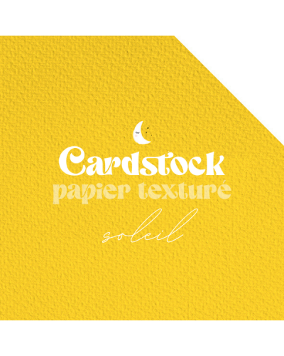Cardstock - Papier texturé - Soleil | RitaRita