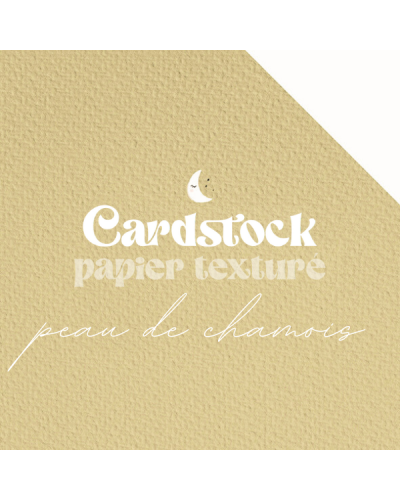 Cardstock - Papier texturé - Peau de Chamois | RitaRita