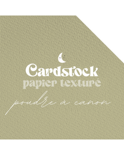 Cardstock - Papier texturé - Poudre à canon | RitaRita