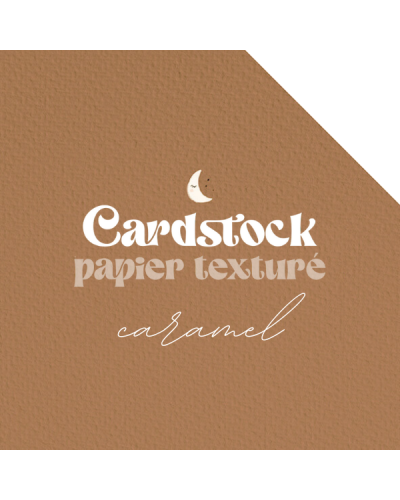 RitaRita - Cardstock - Papier texturé - Caramel