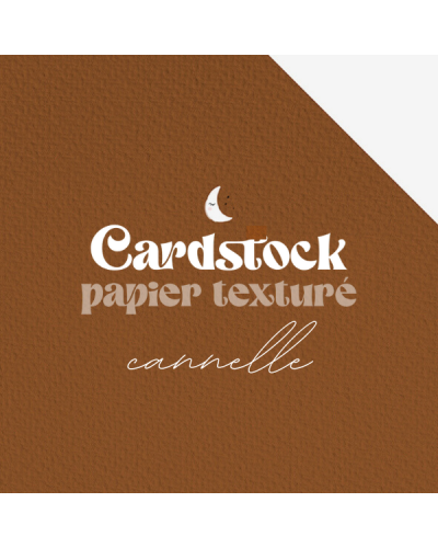 RitaRita - Cardstock - Papier texturé - Cannelle