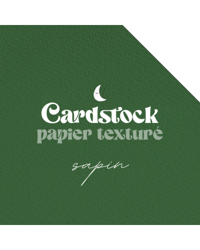 RitaRita - Cardstock - Papier texturé - Sapin