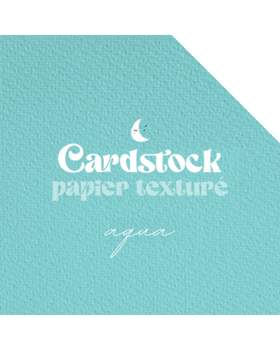 RitaRita - Cardstock - Papier texturé - Aqua