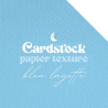 Cardstock - Papier texturé - Bleu Layette | RitaRita