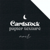 Cardstock - Papier texturé - Noir | RitaRita
