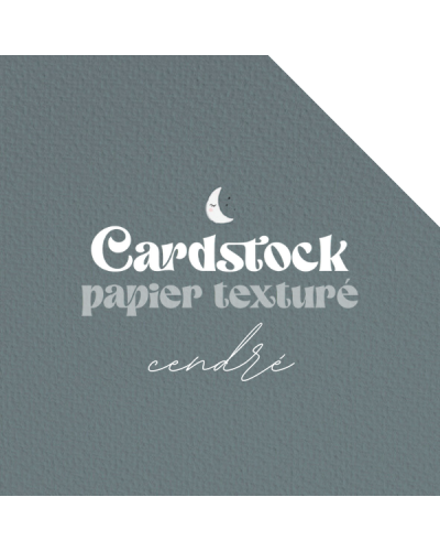 RitaRita - Cardstock - Papier texturé - Anthracite