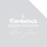 Cardstock - Papier texturé - Blanc Glacé | RitaRita