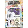 Tampon clear - A7 Stamp Set -954 - I Love Brains | Aall & Create