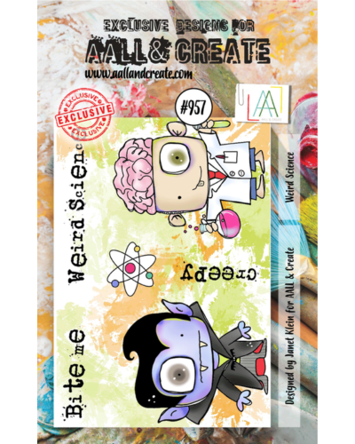 Aall&Create - Tampon clear - A7 Stamp Set #957 - Weird Science