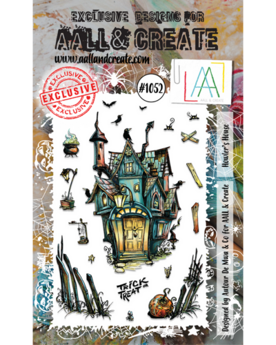 Aall&Create - Tampon clear - Stamp Set #1052 - Howler's House