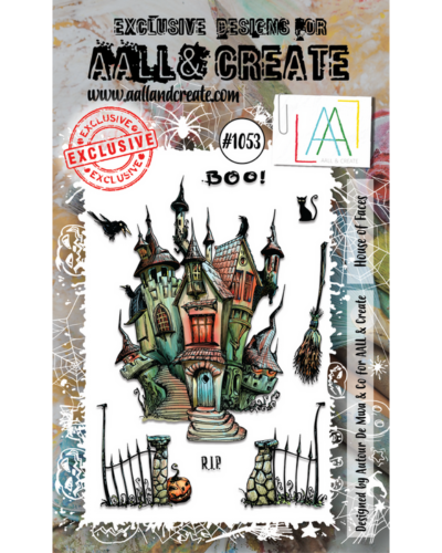 Aall&Create - Tampon clear - A6 Stamp Set #1053 - House of Faces