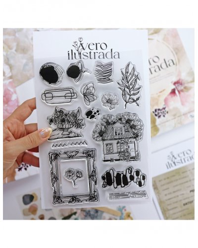 Vero Ilustrada - Tampon clear A5 - Art Journal Vol.1