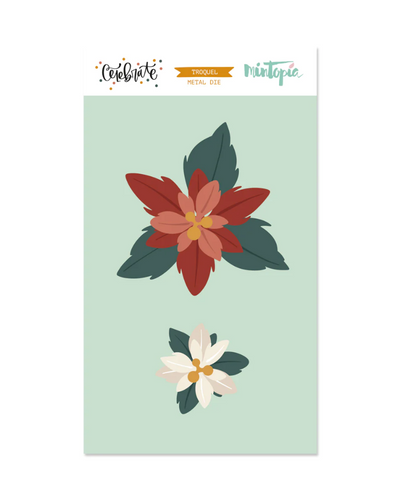 Mintopía - Dies - Poinsettia - Celebrate de Lettering & Me 