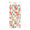 Autocollants alphabet puffy - December Vibes de Steffi Ried | Lora Bailora