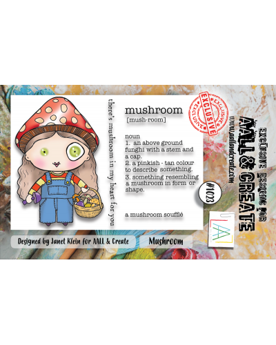 Aall&Create - Tampon clear - Stamp Set #1023 - Mushroom