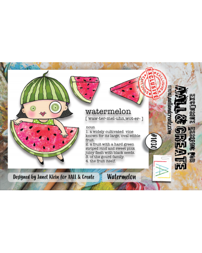 Aall&Create - Tampon clear - A7 Stamp Set #1030 - Watermelon