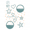 Dies - Étoiles & Coeurs - Magic Moments | Ha.Pi Little Fox