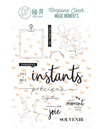Tampon clear - Étincelles de joie - Magic Moments | Ha.Pi Little Fox