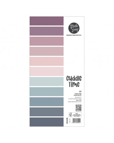 ModaScrap - Papiers unis 15x30cm - Color Palette - Cuddle Time